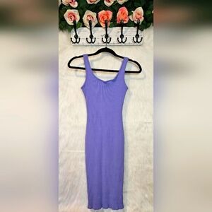 Fashion Nova Classic Lavender Ribbed Bodycon Mini Dress (NWOT)